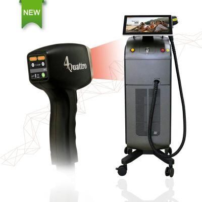 2022 Newest 4K 1600/1800W Three Waves Diode Laser Hair Removal 755nm 808nm 1064nm Dual Handle Sopran Ice Titanium Price