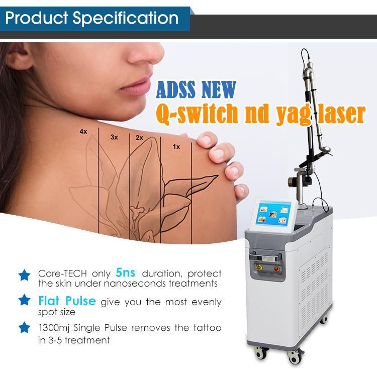ADSS High Power ND: YAG Laser Tattoo Removal Machine