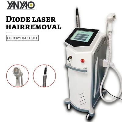 Hair Removal 808nm Diode Laser Picosecond Tattoo Removal Q Switched ND YAG Laser 755 808 1064nm Hair Remova