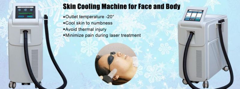 Air Skin Facial Cooler Machine for IPL Laser, CO2 Laser Treatment