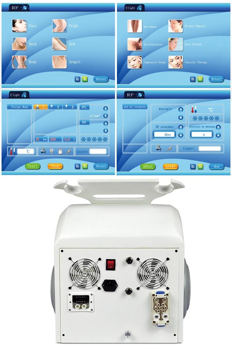 IPL Hair Removal + RF Face Lifting Portable Machine