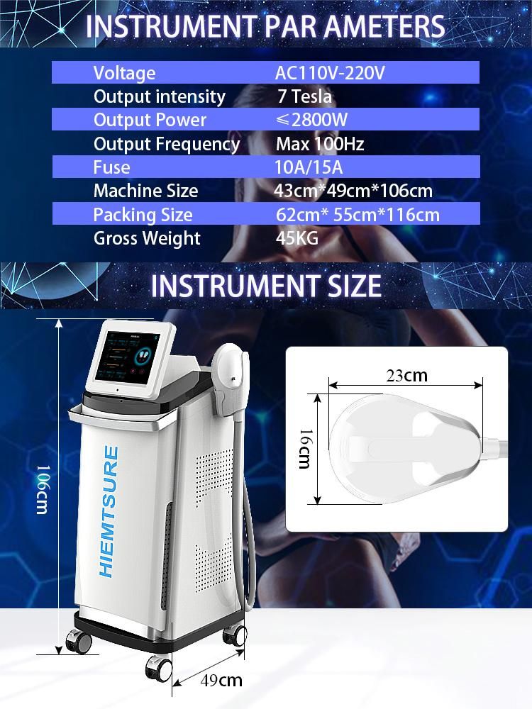 Electromagnetic Pulses Muscles Stimulate Body Slimming Machine Emslim Beauty