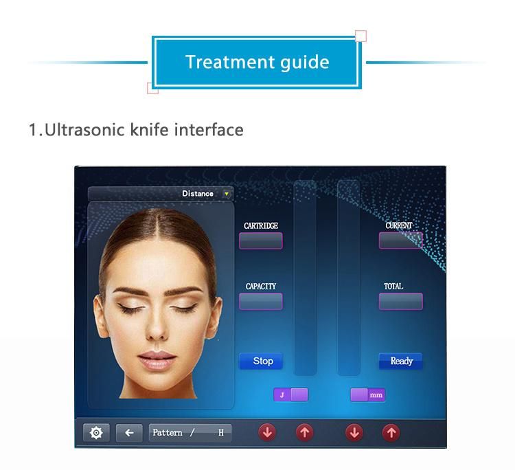 ISO Ce Approved Anti-Aging Device Ultrasound Skin Tightening Hifu Machine