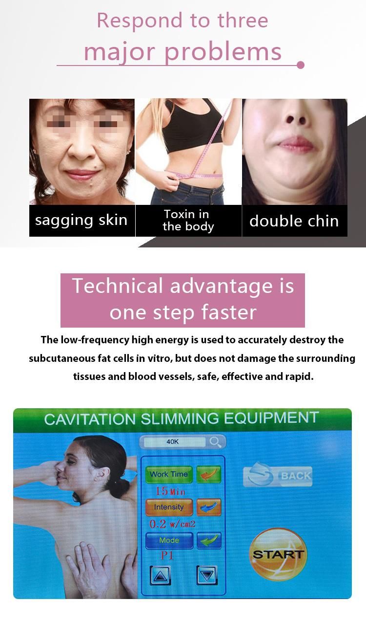 Professional RF Machine 40K Cavitation Vacuum RF Slimming Machine