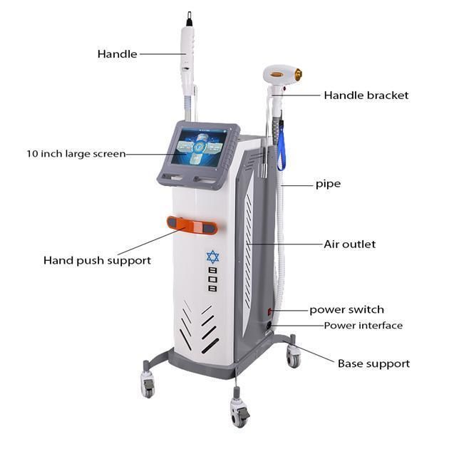 808nm Diode Laser+ Non-Invasive Tattoo Removal Eyebrow Washing 810nm Diode Laser Hair Removal Beauty Salon Equipment