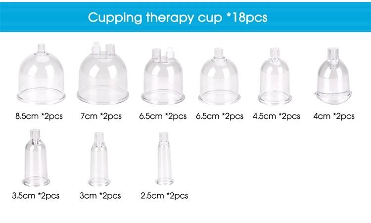 XL Vacuum Suction Cup Therapy Vacuum Butt Lifting Breast Enhancement Buttocks Enlargement Machine Body Massager Machine