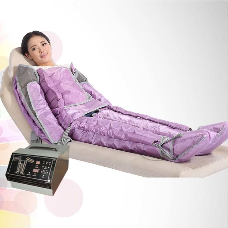 44 PCS Purple Chambers Air Compression Leg Massager & Pressotherapy Slimming Machine