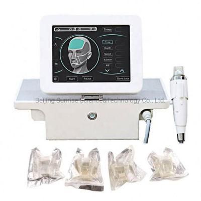 Fractional RF Microneedle Skin Rejuvenation Machine Gold RF Acne Scars Stretch Marks Removal