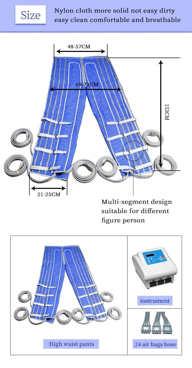 Precio Far Infrared Pressotherapy Pants for Legs Massage Pressotherapy for Lymphatic Drainage