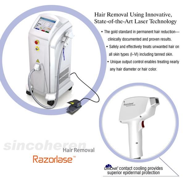 Hot Selling Portable 3 Wavelengths 755nm 1064nm 808nm Diode Laser Permanent Painless Hair Removal Beauty Machine