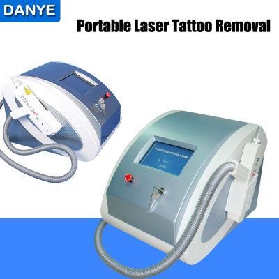 Portable Q Switched ND YAG Laser Tattoo Removal Machine for Body Tattoo, Eyebrow, Lipline Removal