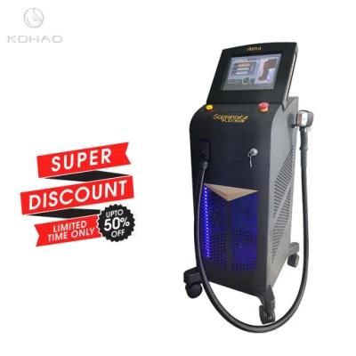 Sopran Titanium 808nm Diode Laser Sopran Ice Platinum Alexandrite Laser Hair Removal Machine