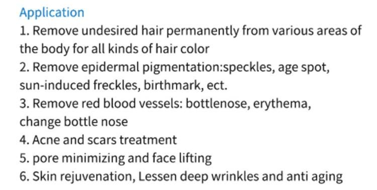 2019 New Style Laser Hair Removal Device Dpl Fast Hair Removal Machine + Picosecond Laser + RF Skin Tighten