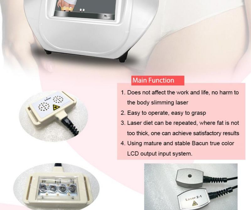 Portable 650nm Wavelength Laser Therapy Weight Loss Beauty Equipment