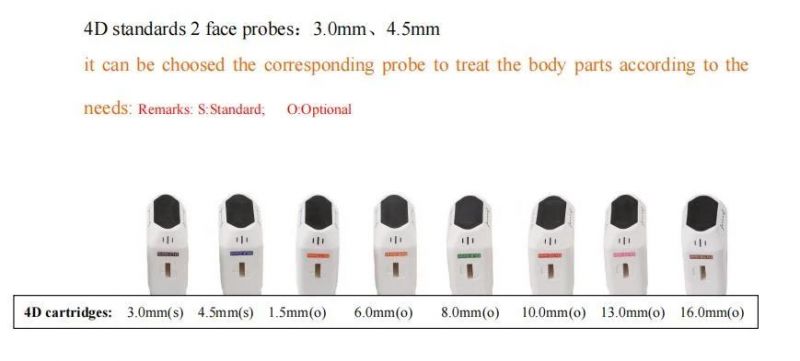 Beauty Equipment 4D Hifu +Microneedle RF Therapy Machine for Body Face