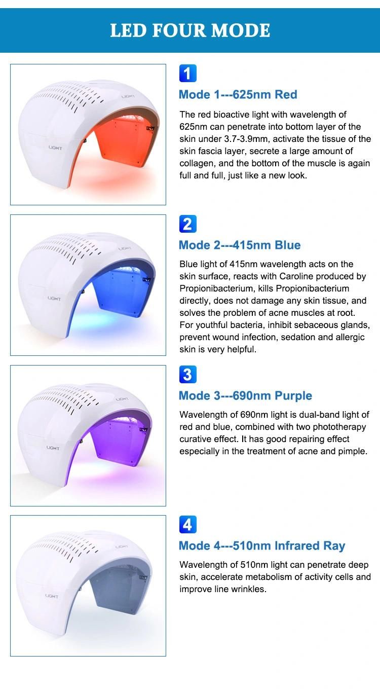 PDT LED Light Therapy Beauty Device with 7 Colors