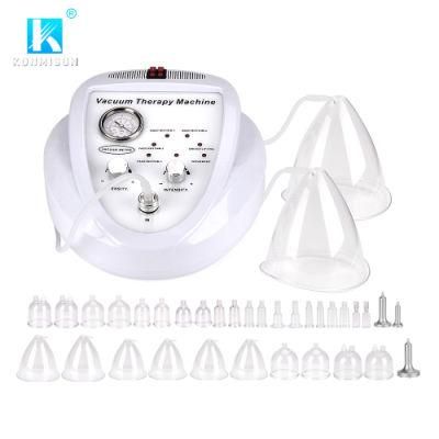 Professional XL Cup 180ml/21cm Blue White Cups Vacuum Therapy Breast Massager Buttock Lift Machine