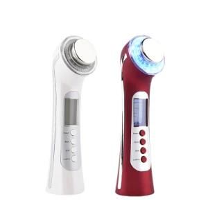 Rechargeable LED Light Treatment Device Ultrasonic Facial Massager