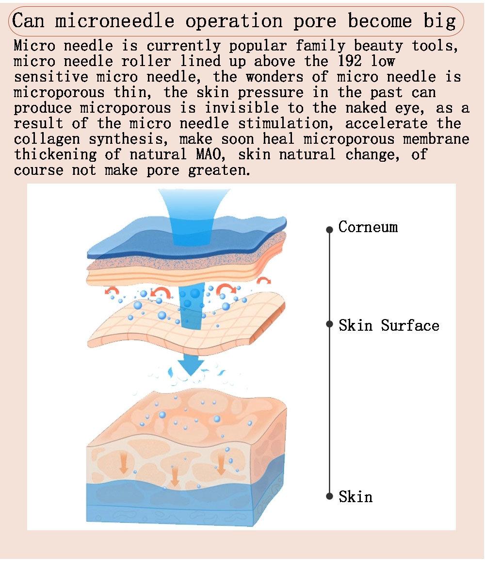 192 Micro Needle Dermal Skin Roller for Face Beauty