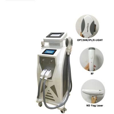 Most Popular Multifunction 3 in 1IPL RF ND YAG Laser Tattoo Hair Removal and Skin Tightening IPL Machine