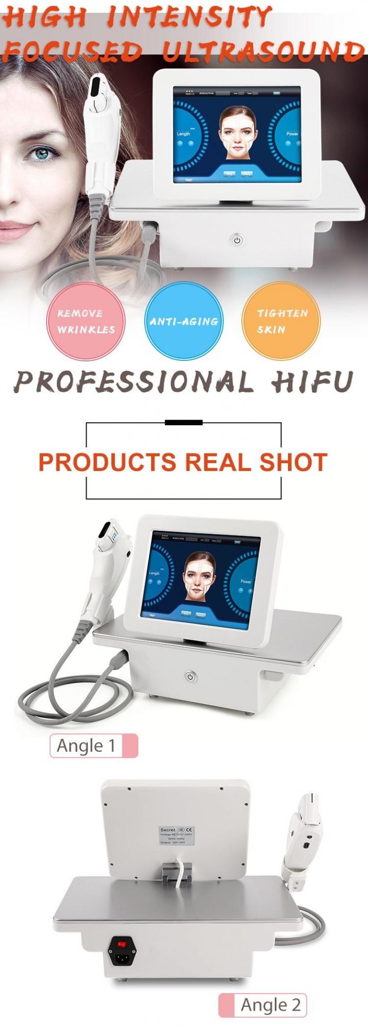Best Portable Smas Ultraformer Hifu Face Lift Beauty Machine Korea