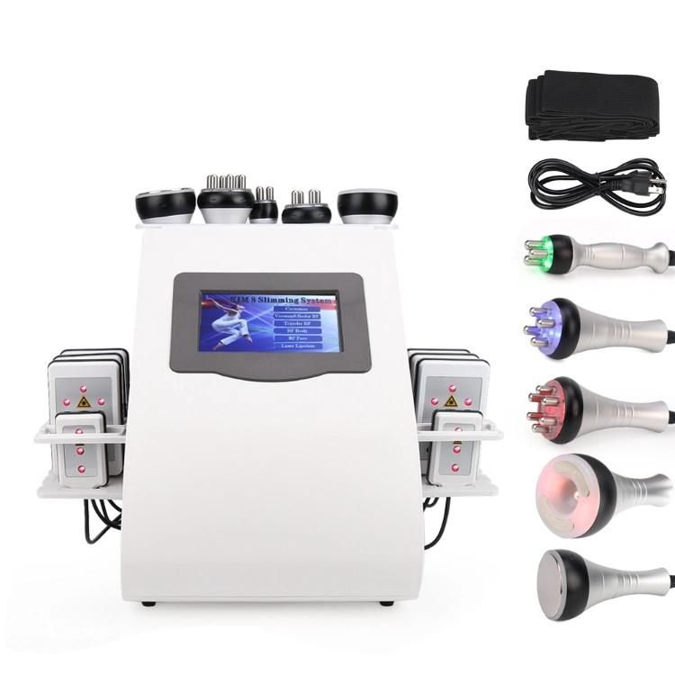 40K Ultrasonic Liposuction 8 Pads Lipo Laser RF Slimming Wholesale Cavitation Liposuction Machine