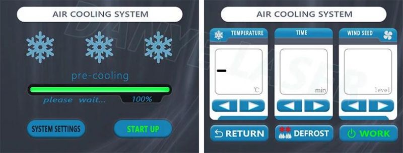 Cryo Air Skin Cooling Machine for IPL, CO2 Laser Treatment