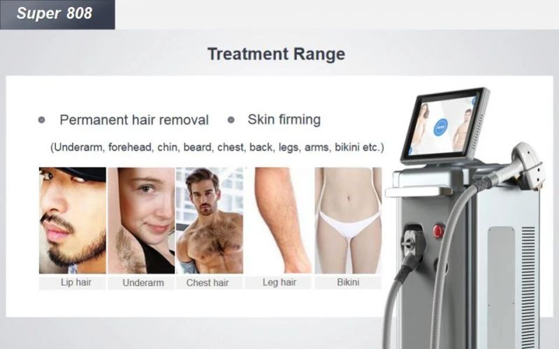 Beauty Salon 808nm Diode Laser Hair Removal Hair Reduction Equipment