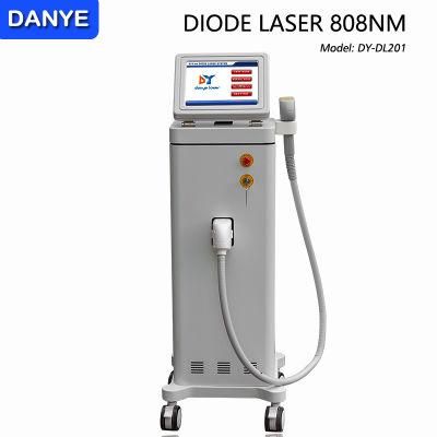 Vertical Model 808nm Diode Laser Hair Removal Machine with Good Quality Competitive Price