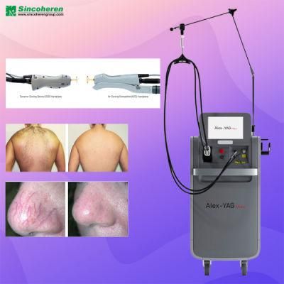 2022 New Technology Premium Apparatus for Alexandrite Laser Hair Tattoo Removal 755 1064 ND YAG