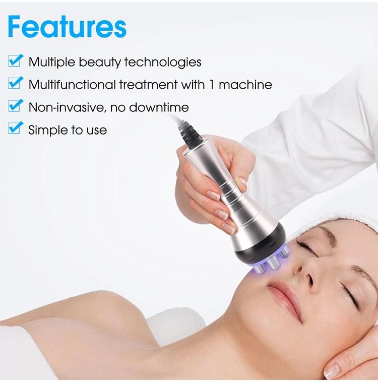 5 in 1 Cavitation RF Slimming Machine Weight Loss Body Building Face Tightening Beauty Equipment