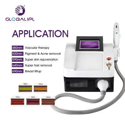 High Quality Portable IPL Shr Opt Laser Permanently Hair Removal Machine