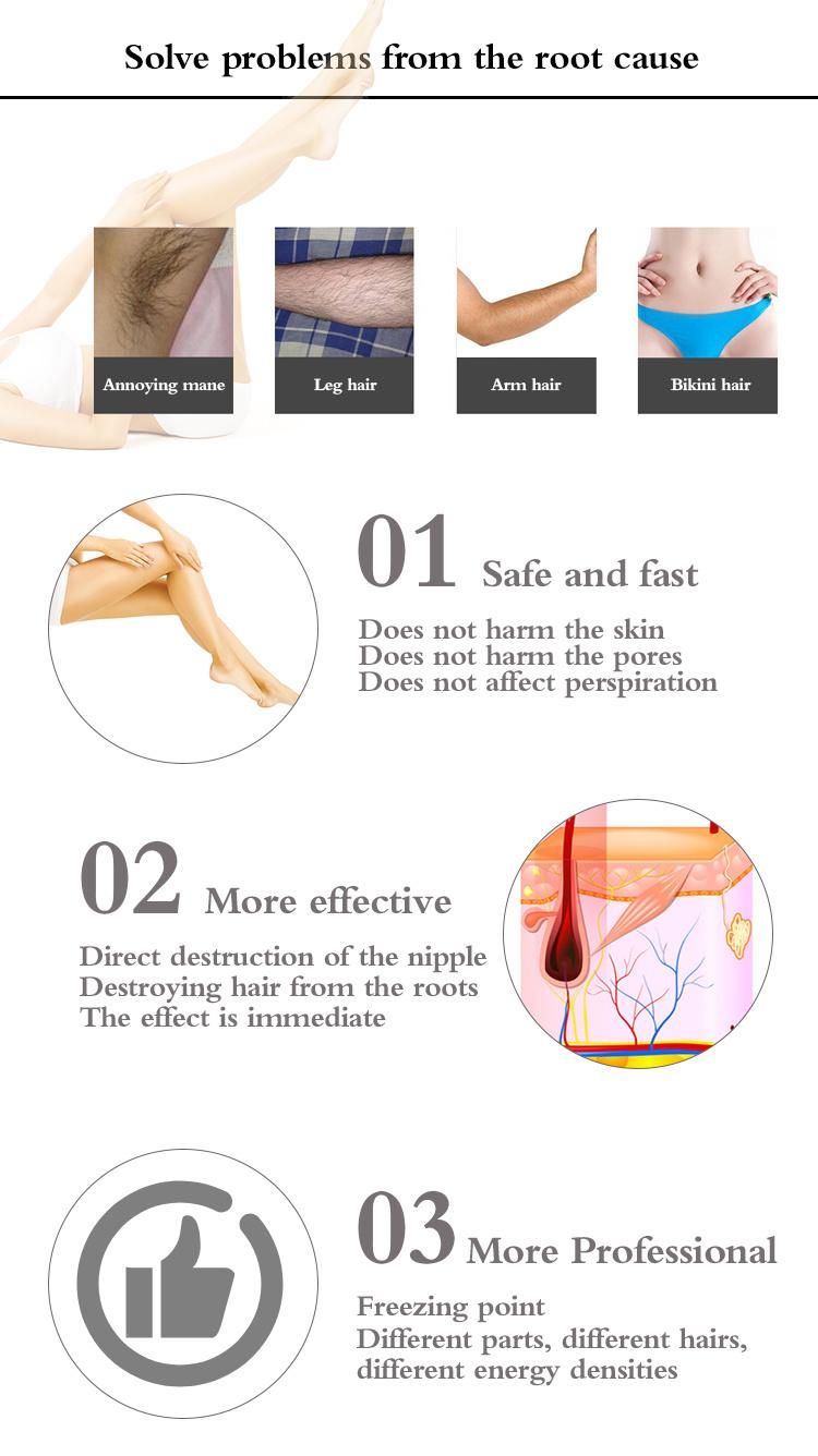 Ce Approved 808 Diode Laser Hair Removal Equipment with Best Functions