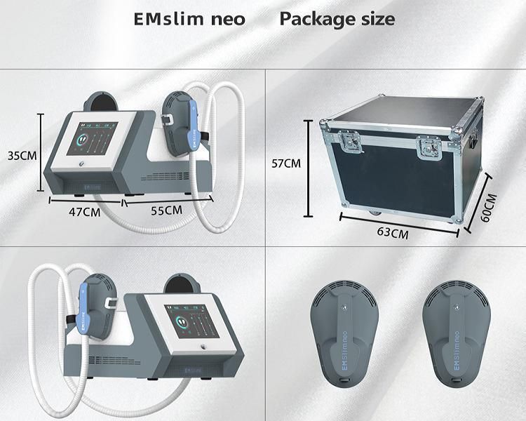 Portable 2handles Emslim Neo Hiemt RF EMS Muscle Building Body Sculpting Machine