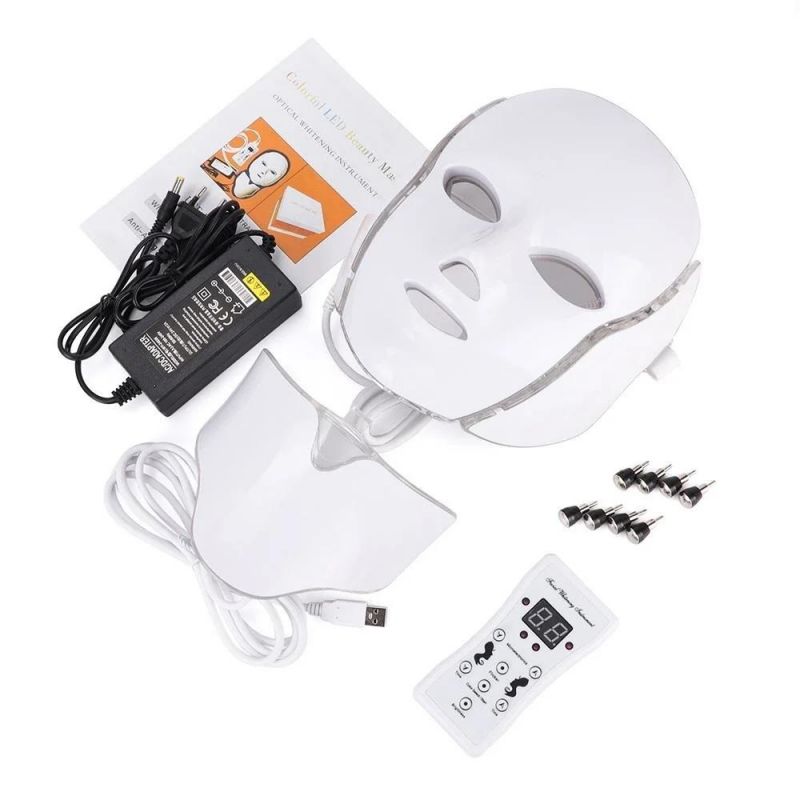 Home Use 7 Colors Light Therapy LED Facial Mask