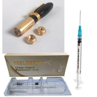 Needle-Free Injection Mesotherapy Hyaluronic Acid Pen Gun Dermal Filler Injector and White Ampoule for Hyaluronic Pen