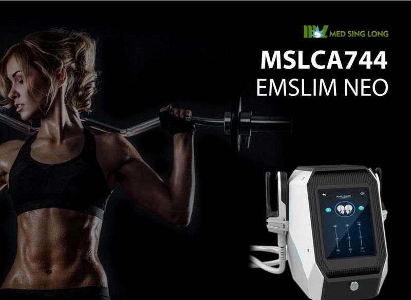 New Double Handles Body Shaping Magnetic Muscle Stimulation Machine Emslim Machine