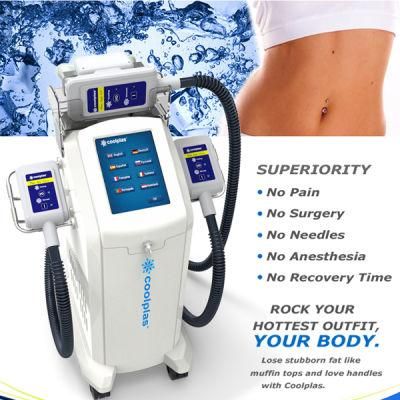 CE Approvedcryolipolysis Coolplas Fat Freezing Machine Weight Loss Equipment