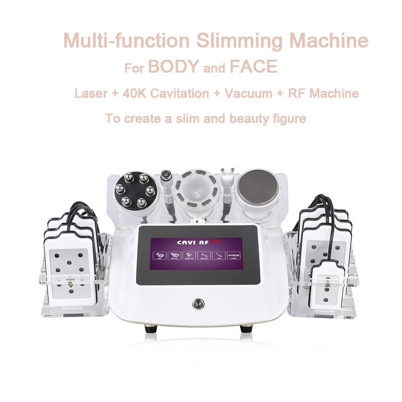 6 in 1 Slim Beauty Machine Fat Freezing Vacuum Laser Slimming Machine for Slimming