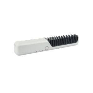 Wireless USB Hair Straightener Portable Mini Electrical LCD Hair Brush
