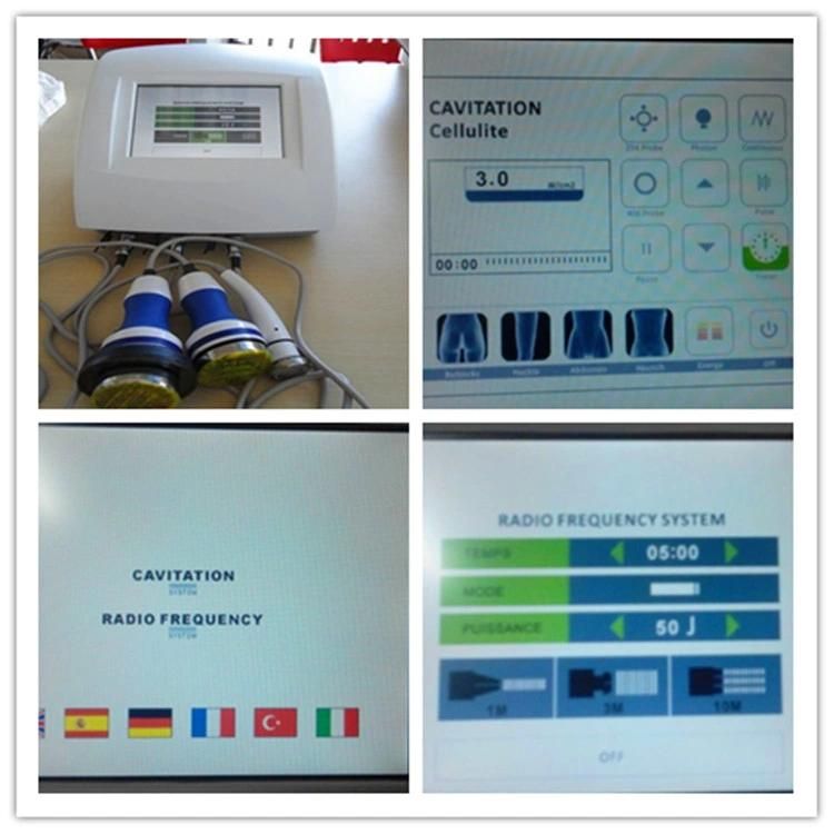 40K Ultrasound Weight Loss Machine 25kHz 25K Fat Reduction Vacuum Cavitation System for Clinic