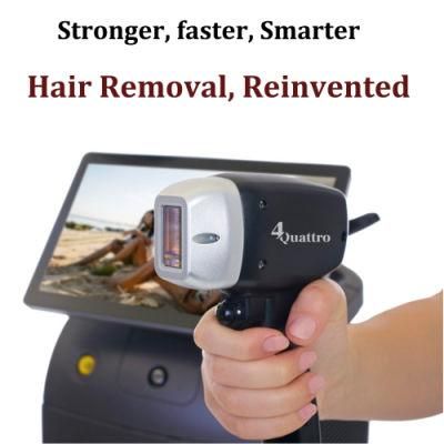 2022 New Arrival Sopran Ice Titanium Diode Laser 755 808 1064 3 Waves Hair Removal System with CE