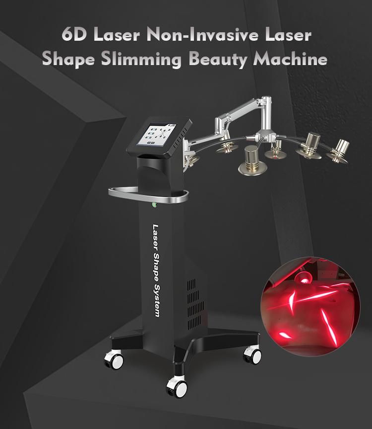Liposuction Lipolaser 532/635nm Lipo Laser Fat Remover 6D Laser Slimming Machine