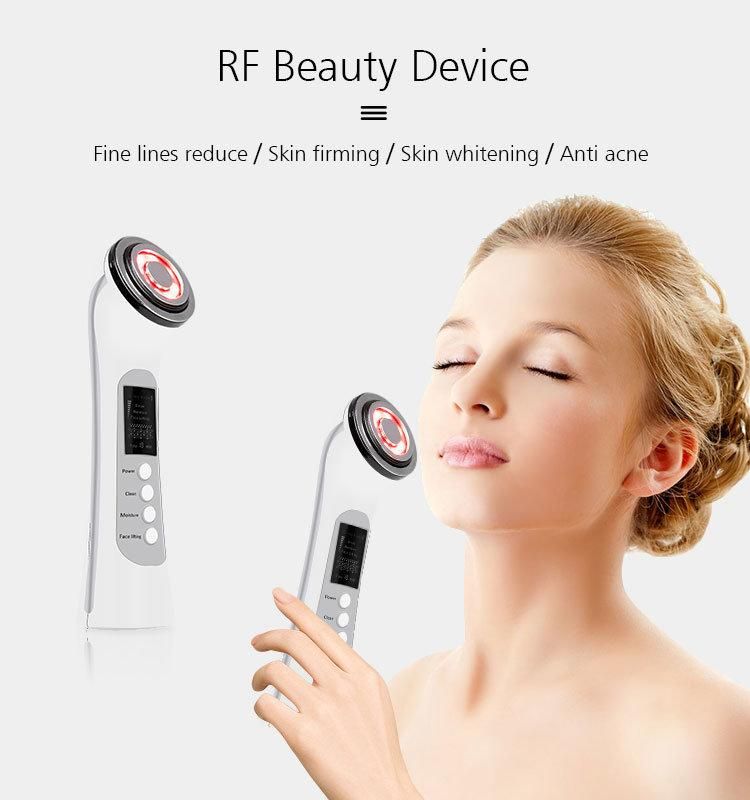 RF&EMS Skin Rejuvenation Device Massage for Skin Firming Skin and Anti-Aging/Black