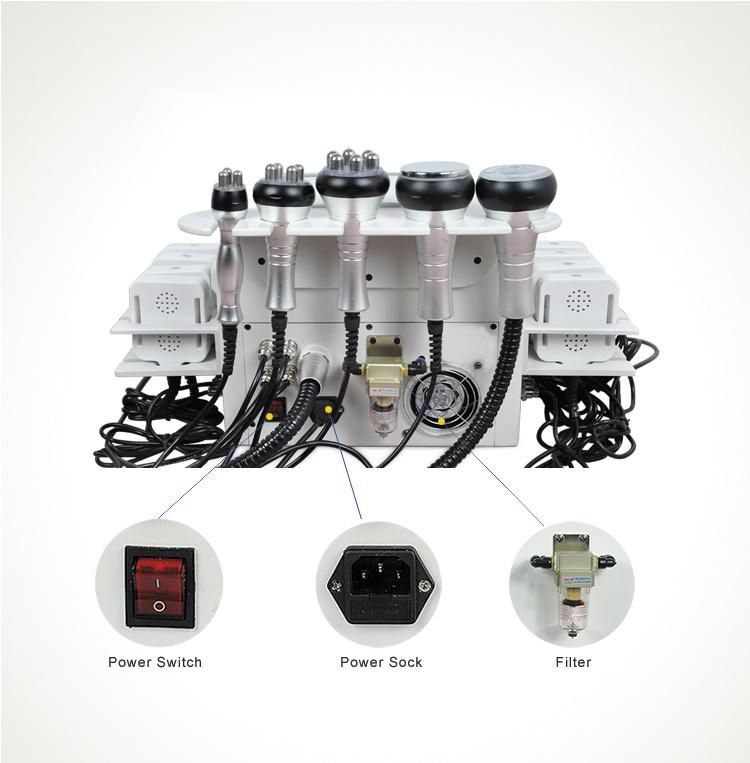 Multifunctional Lipo Laser 40K Cavitation Vacuum RF Body Shaping Machine