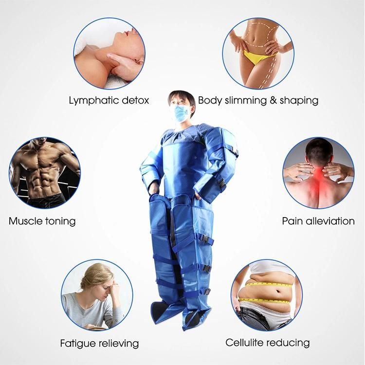 Customized Home Used Air Pressure Pressotherapy Lymphatic Drainage Body Slimming Suit Professional Pressotherapy Equipment for Weight Loss