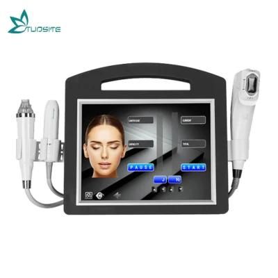 2022 Portable 3 in 1 4D Hifu Facial 12 Lines Microneedling RF Fractional Anti-Wrinkle Vmax Hifu Machine