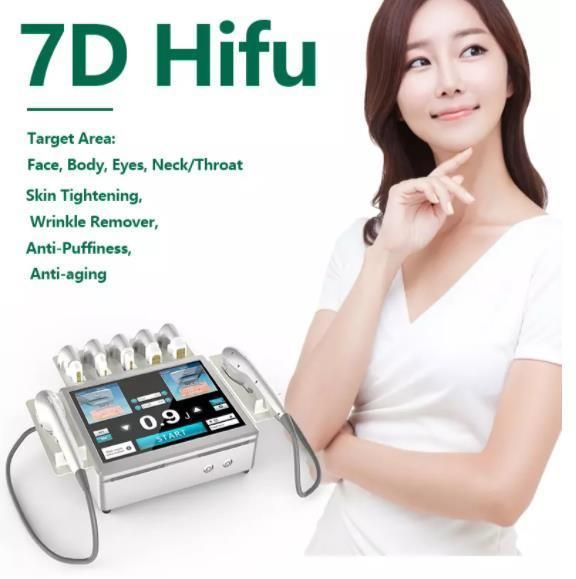 2022 New Hifu 7D Smas Vaginal Tighten Facial Ice Mini Cartridge Hifu Facelift Ultrasonic Weight Loss Slimming Machine Gel