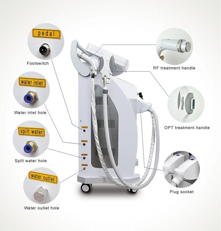 IPL Hair Removal Laser Tatttoo Treatment RF Wrinkle Removal Machine