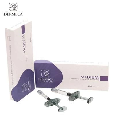 Dermeca 1ml Reshape Beauty Cheek Ha Cross-Linked Hyaluronic Acid Dermal Filler to Buy (Medium 1ml/2ml)